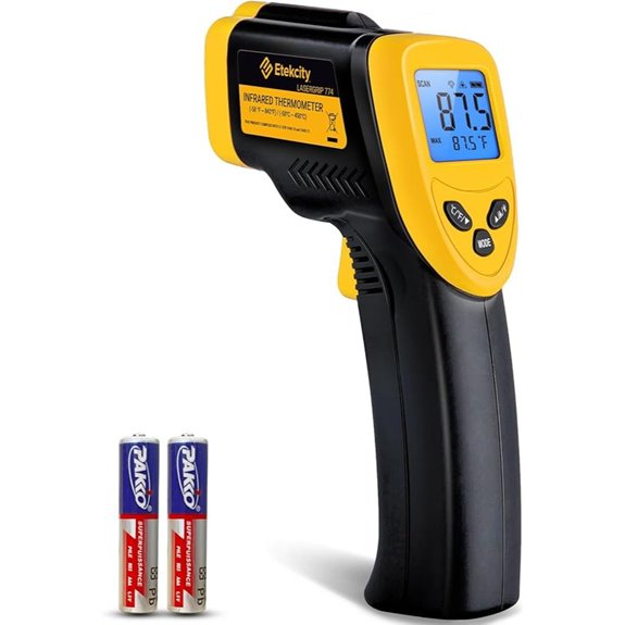 Etekcity Infrared Thermometer with Adjustable Emissivity