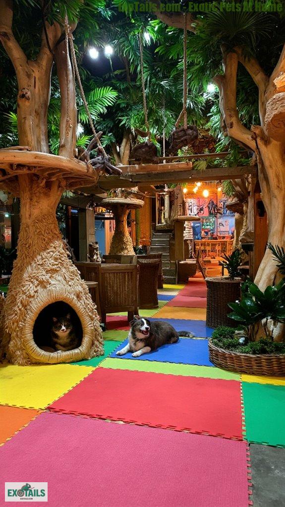 adventurous jungle themed playground