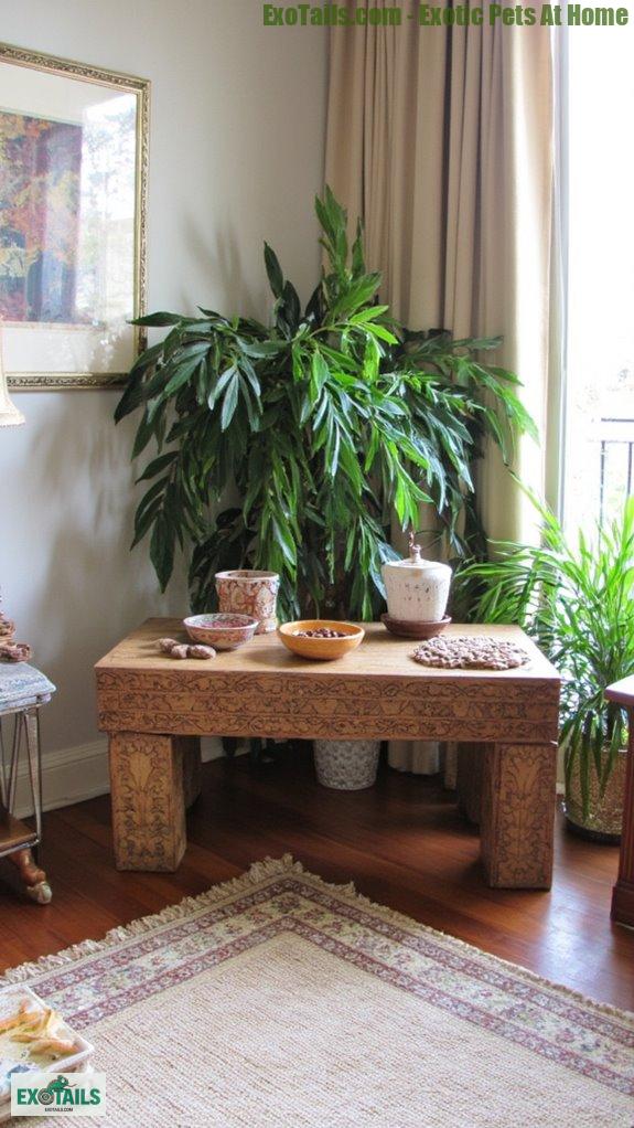 artisan feeding stations decor