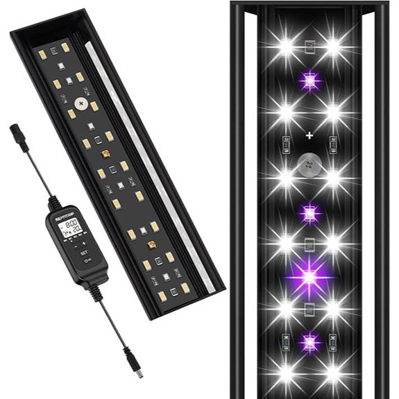 8-Inch UVB Reptile Light with Auto On/Off