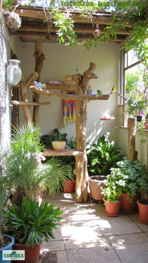 aviary interior material selection