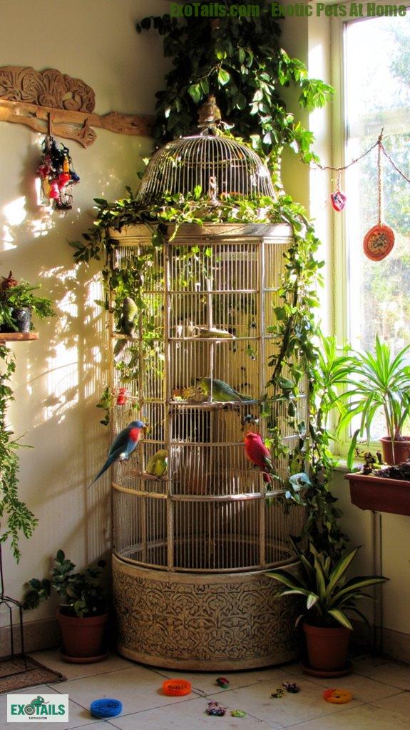 aviary nook for birds