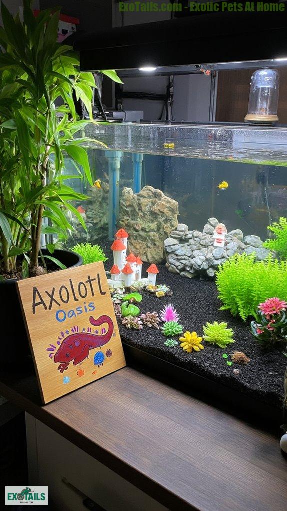 axolotl tank care tips