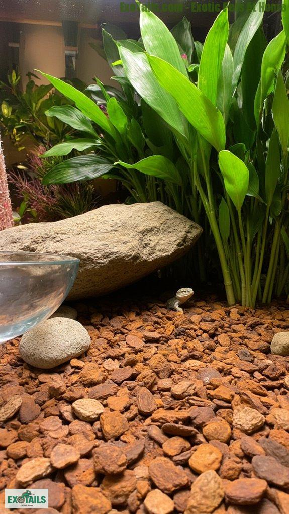 bark chips enhance reptile habitats