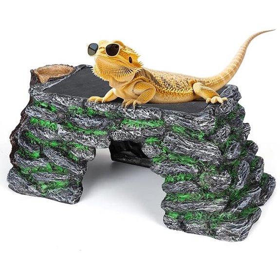 3-in-1 Bearded Dragon Basking Platform Set