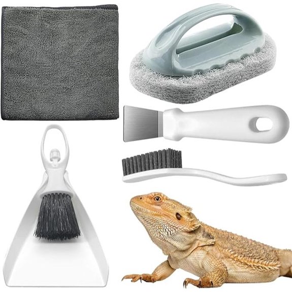 Bearded Dragon Tank Cleaning Kit with Tools