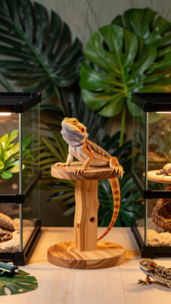 bearded dragon enclosure stands