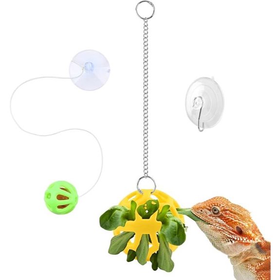 Bearded Dragon Enrichment Toys: Feeder Balls & Bell