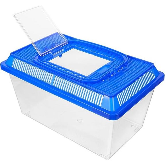 Plastic Reptile Feeding Box for Bearded Dragon