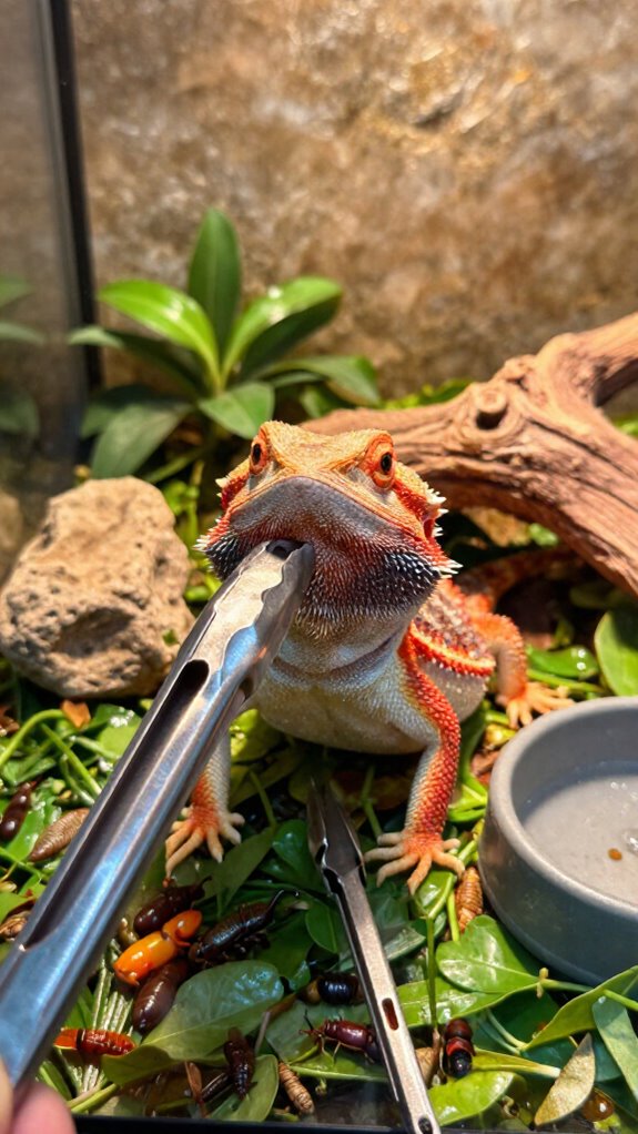 bearded dragon feeding tools