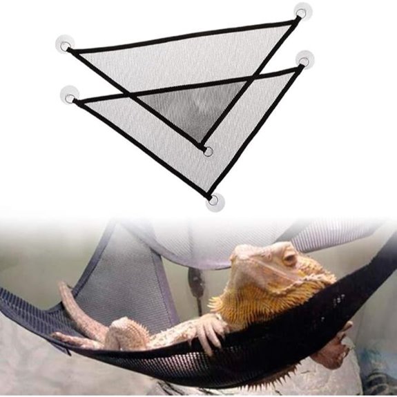 Two-Piece Bearded Dragon Lizard Hammocks Set
