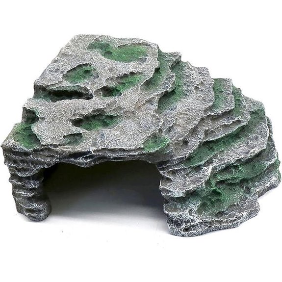 Large Reptile Cave Hideout and Rock Ledge (Bearded Dragons)