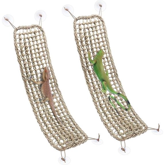 Silkfly Bearded Dragon Hammock Seagrass Habitat Lounger