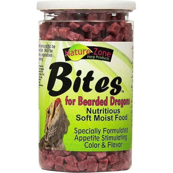 Nature Zone Bearded Dragon Bites Soft Moist Food 9-Ounce