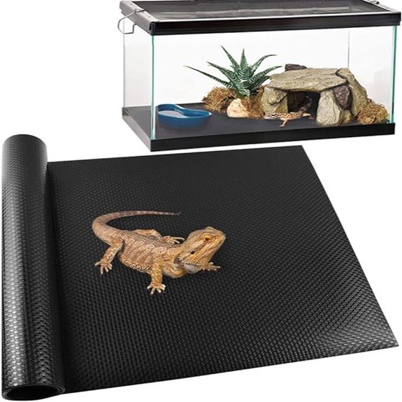 Reptile Carpet Substrate Mat for Bearded Dragon Tank