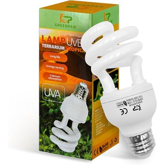 UVB Reptile Light 15W Bearded Dragons Bulb