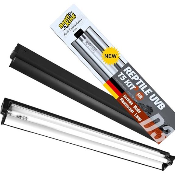 T5 UVB Reptile Light Kit for Bearded Dragons