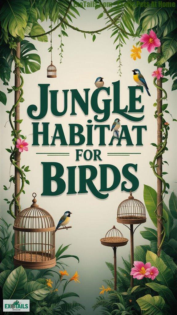 bird friendly jungle habitat design