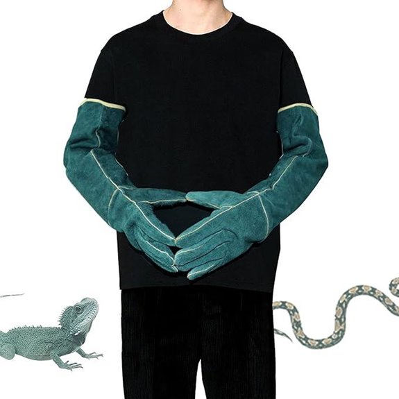 Animal Handling Gloves: Bite Resistant Leather Protection