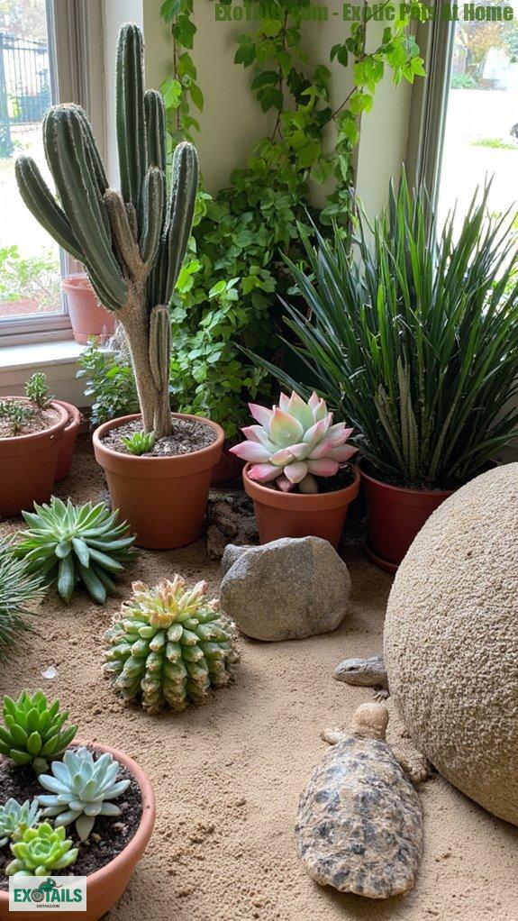 cacti and succulents enhance aesthetics