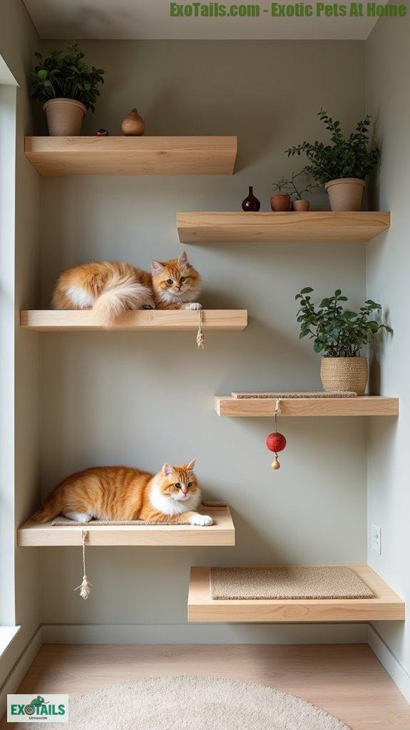 cat climbing playground paradise