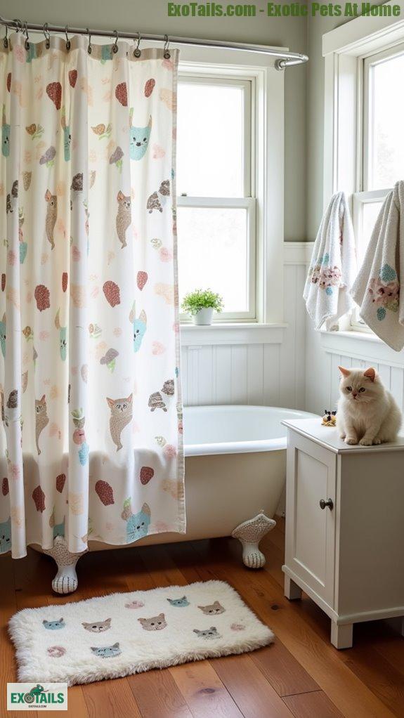cat themed bathroom decor delights