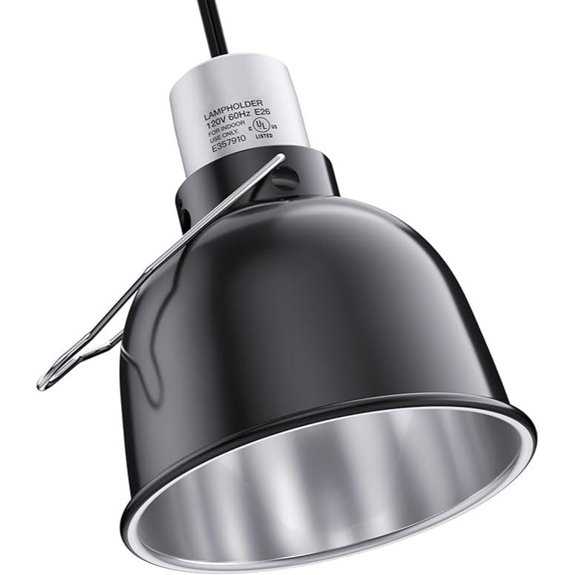 Reptile Dome Lamp with Ceramic Socket (5.5)