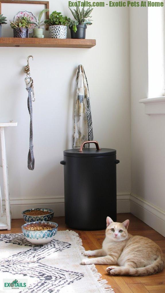 chic pet accessories enhance decor