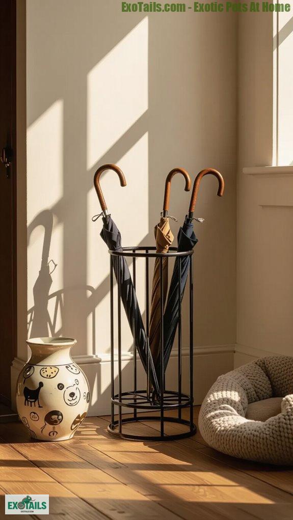 chic umbrella stands organization charm