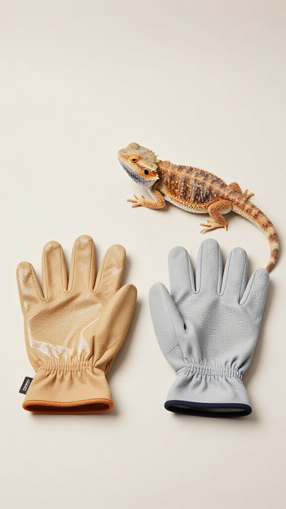 choosing bearded dragon gloves