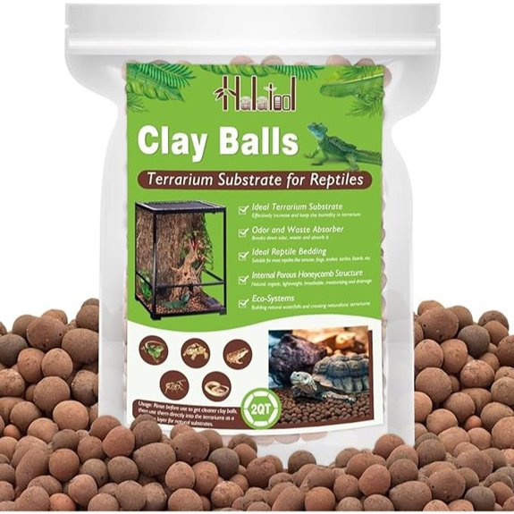 clay pebbles for terrariums