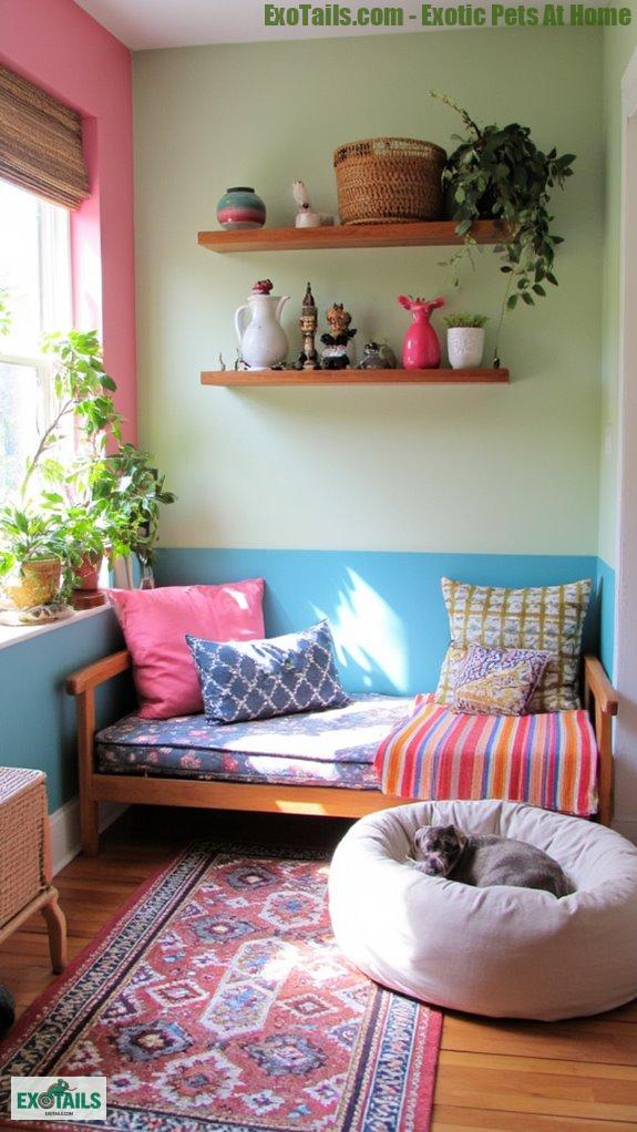 cohesive color and texture