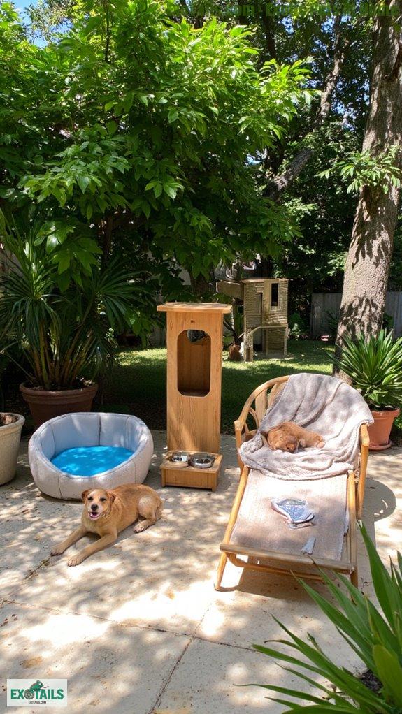 comfortable outdoor pet furniture