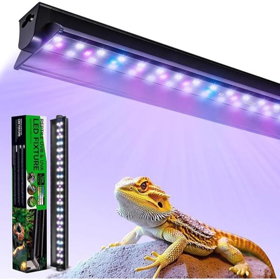 12W T5 UVB Reptile Light Fixture (19.6)