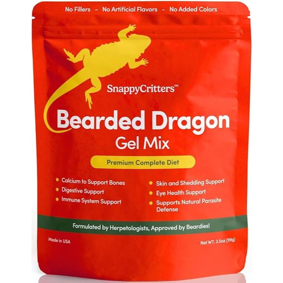 Bearded Dragon Food: Premium Complete Diet Gel Mix