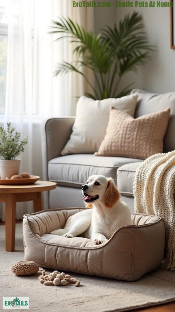 coordinated fabrics for pet beds