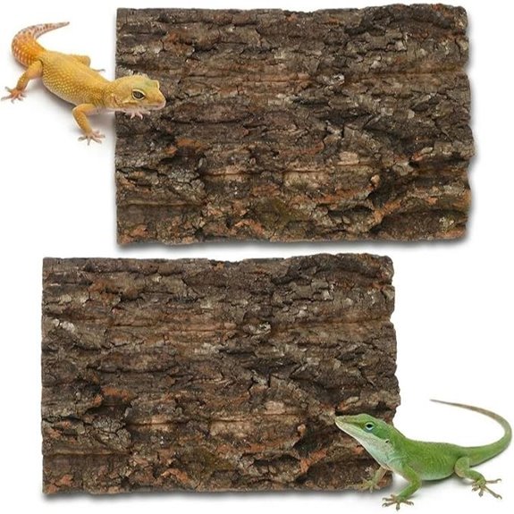 DOITOOL Cork Bark Backdrops for Reptile Terrariums