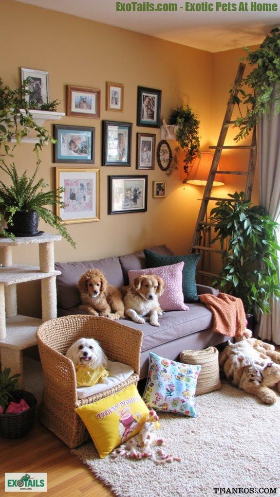 cozy corners for pets