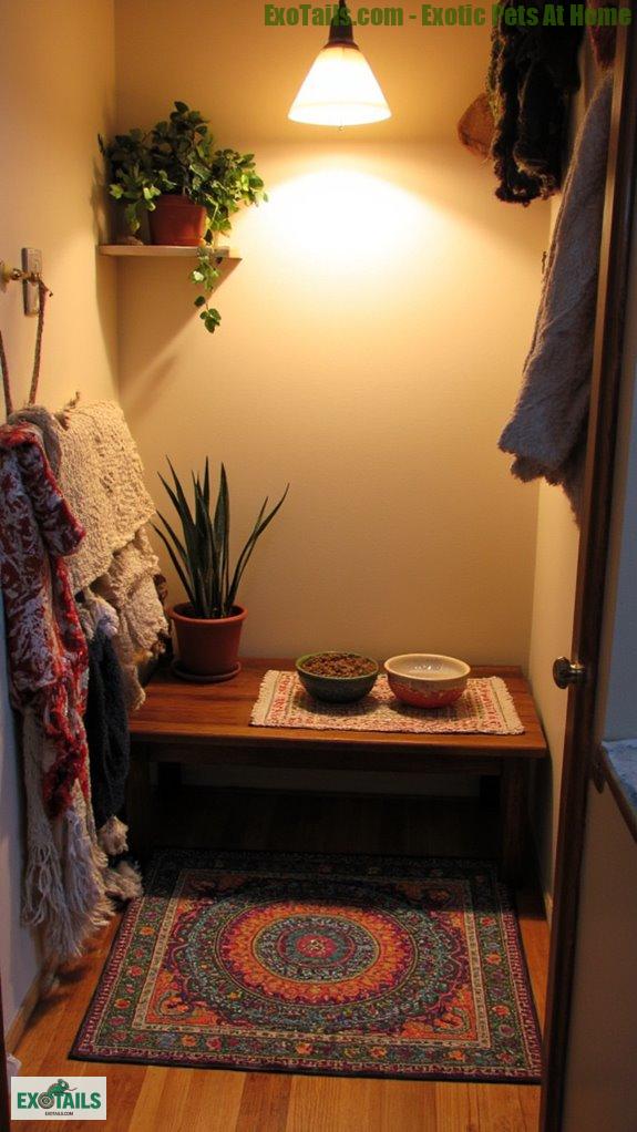 cozy dining nook design