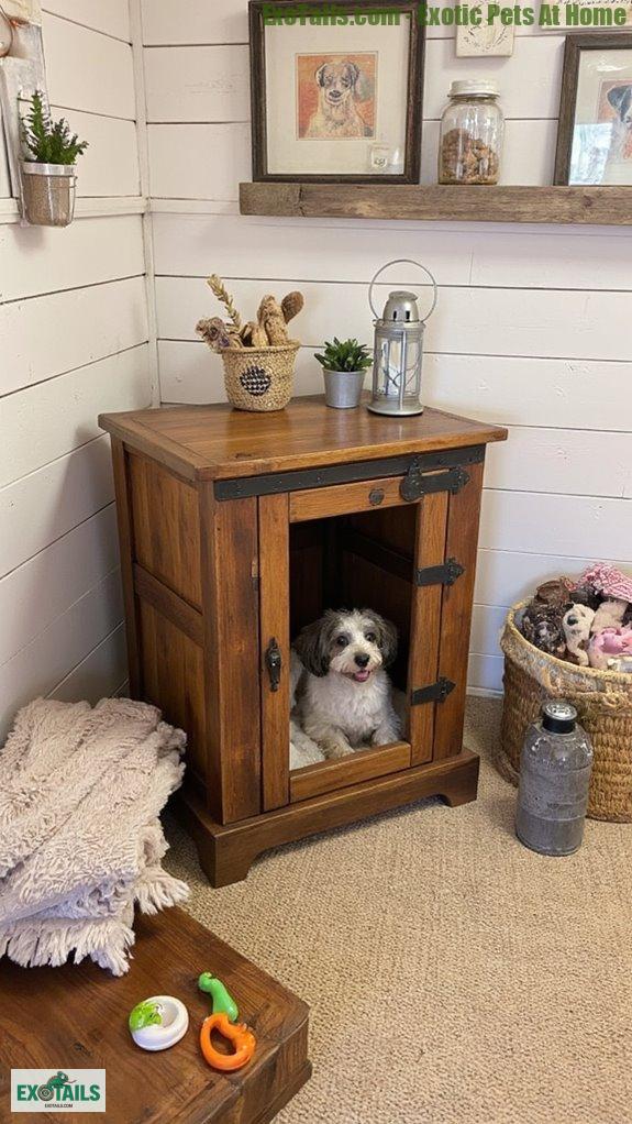 cozy farmhouse style kennel
