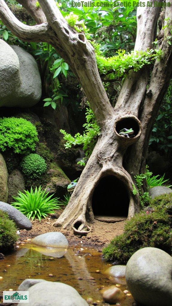 cozy frog habitat essentials