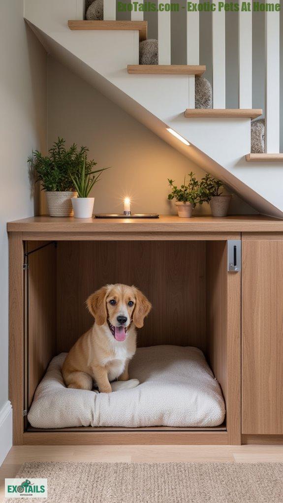 cozy modern built in crates