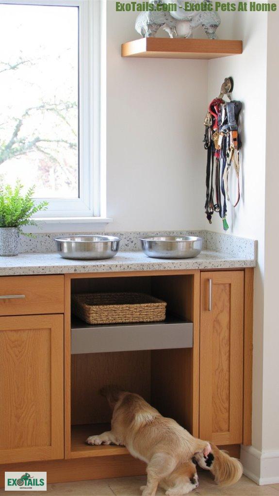 cozy pet friendly kitchen design