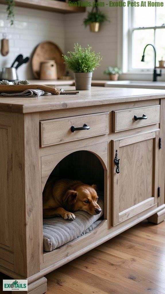 cozy pet nook design
