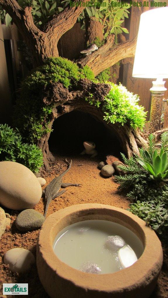 cozy reptile hideout creation