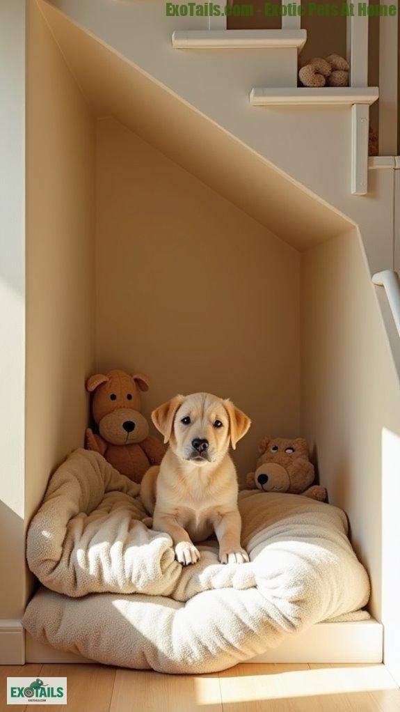 cozy safe puppy hideaway