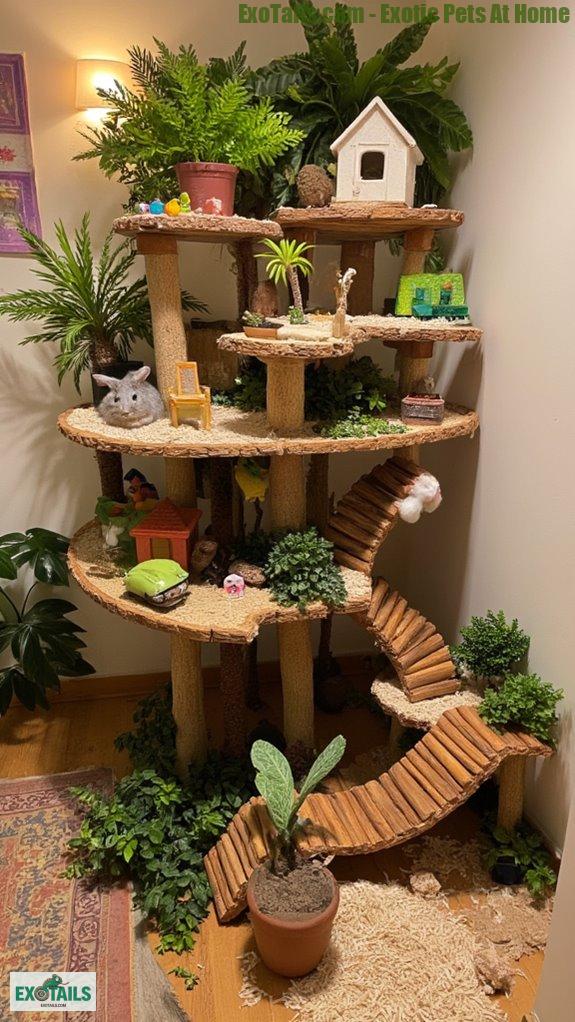 creative vertical pet enclosures