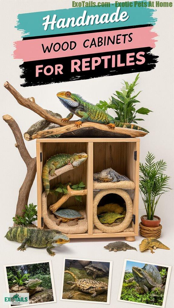 custom reptile habitat cabinets