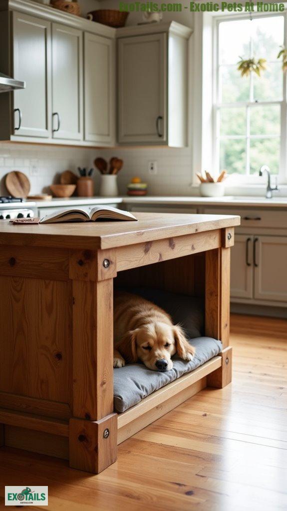 customizable pet friendly kitchen island