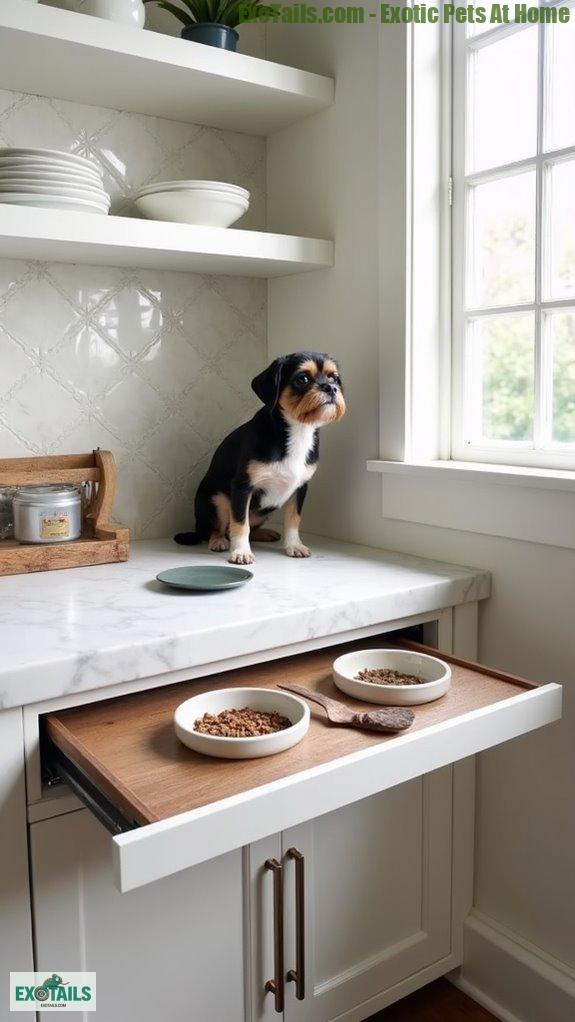 customized elegant pet dining